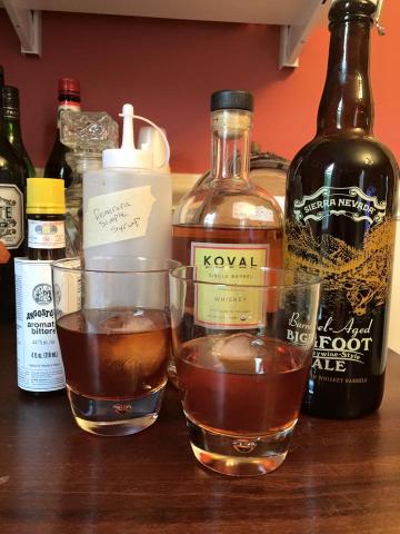 Double Bourbon New-fashioned